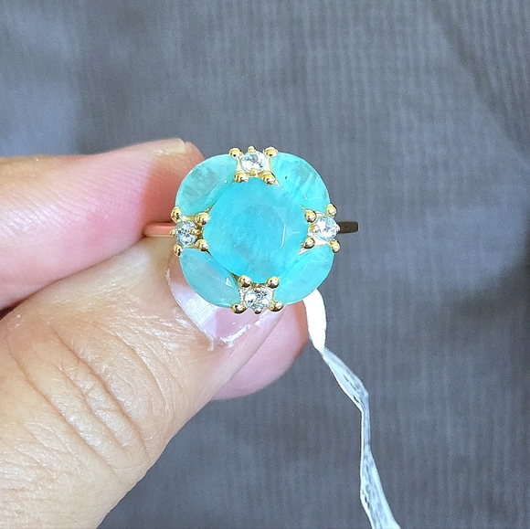 Shivam Amazonite Flower🏵 Ring💍 - NWT - Picture 14 of 16